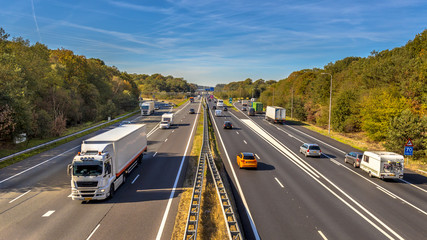 Afternoon Traffic seen from Above