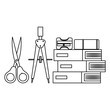 © Gstudio - pile textbooks with scissors and supplies