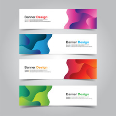 Vector Abstract design banner web template