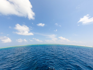 blue ocean sea and beautiful sky