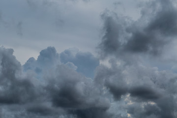 Sky and clouds before raining