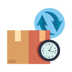 Poster - fast delivery related icon vectorillustrate