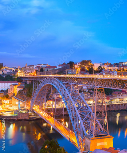 Dom Luis Bridge, Porto skyline