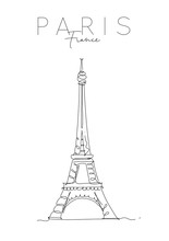 Poster Paris Eiffel Tower