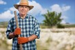 © BillionPhotos.com - Gardening senior adult men old action formal garden people