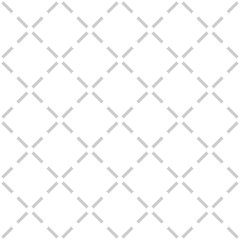 Tile grey and white quilted vector pattern for seamless decoration background wallpaper