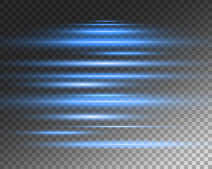 Wall Mural - vector light special effect. luminous stripes on a transparent background.