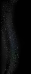Wall Mural - nice dark background with decorative wavy particles