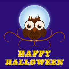 Wall Mural - Happy Halloween party celebration poster, banner or flyer.