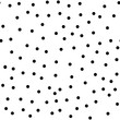 © Aygun - polka dot seamless vector pattern black background. White and black polka dots background. Chaotic elements. Abstract geometric shape texture. Design template for wallpaper,wrapping, textile.