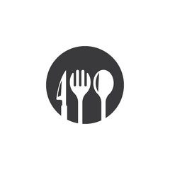 Canvas Print - Restaurant logo vector