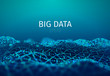 Big data abstract vector background. Data mesh