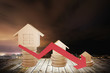 Real estate economy, housing prices fall, bear market, downturn
