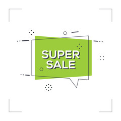 Sticker - Super Sale Concept