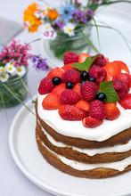 Scandinavian Midsummer Feast With Strawberry Cake