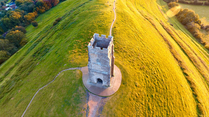 Wall Mural - Glastonbury Tor Monument, England, UK