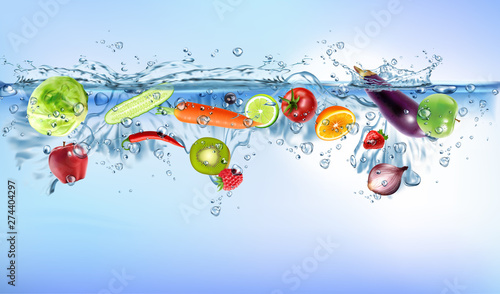 fresh-vegetables-splashing-into-blue-clear-water-splash-healthy-food-diet-freshness-concept-isolated-white-background-realistic-vector-illustration