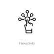 © Turgay Gasimli - interactivity icon vector symbol sign