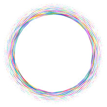Circle Of Colored Ovals