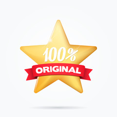 100% Original Shopping Ribbon Star