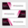 © PidcoArt - Vector abstract banner design web template