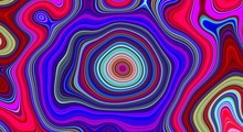 Psychedelic Abstract Pattern And Hypnotic Background For Trend Art, Swirl Trend.