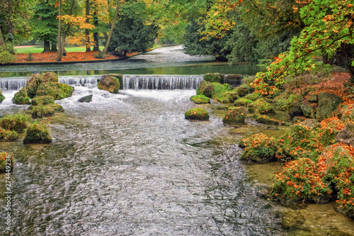 Picturesque Autumn View Of A Park The English Garden Englischer