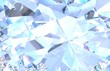 Diamond background texture. Macro 3d rendering model