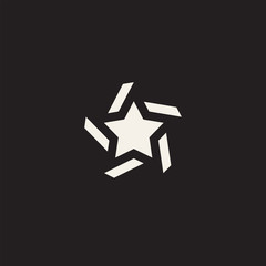 Wall Mural - star icon pictogram. concept rating, success, awards.