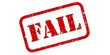 Fail Rubber Stamp Vector