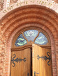 Eingang zur Synagoge in Subotica - Vojvodina - Serbien