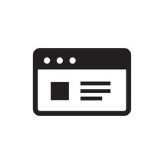 Wall Mural - website vector icon