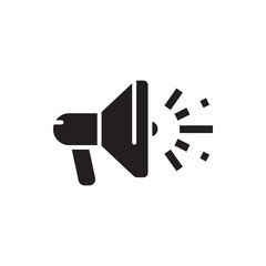 Wall Mural - loudspeaker vector icon