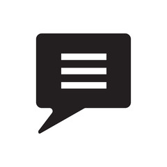 Wall Mural - chat vector icon