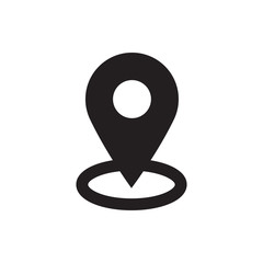 Wall Mural - map pin vector icon