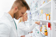 © Karanov images - Two pharmacists working in hospital pharmacy