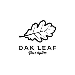 oak leaf logo design