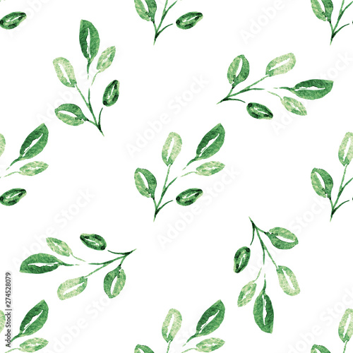 Watercolor  floral seamless pattern. Repeat texture, wallpaper. Hand drawing ...
