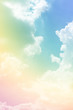  cloud background with a pastel colour