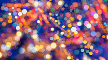 Abstract Background Bokeh Used As A General Design Surface.