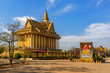 OUDONG, CAMBODIA  - FEBRUARY 13, 2019: Oudong Buddhist Monastery in Kampong Speu Province, Cambodia