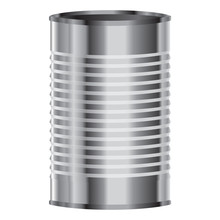 Soup Can Canned Food Vector Graphic Icon Illustration
