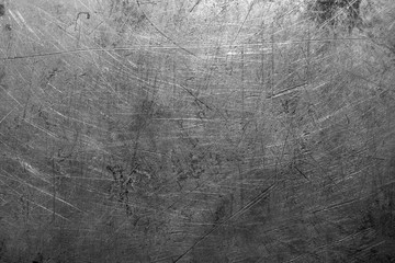Wall Mural - Old scratched steel texture