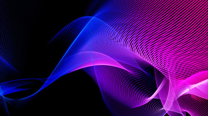 Wall Mural - aurora dream light, colorful greeting magic space of beautiful abstract fabric wave look. wonderful 