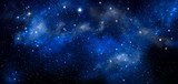 Fototapeta Kosmos - deep space, abstract blue background