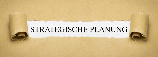 Canvas Print - Strategische Planung