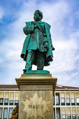 Wall Mural - Statue of Italian patriot Daniele Manin in Venice, Italy