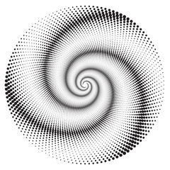 Fotoroleta wzór retro pop spirala