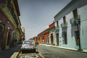 Naklejka na meble A street of Oaxaca, Mexico