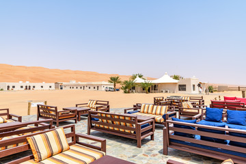 desert nights camp in wahiba sands, oman.